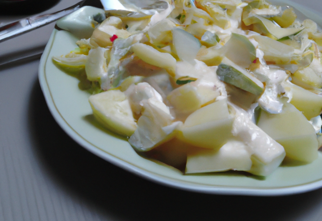 Salade de pommes au yaourt