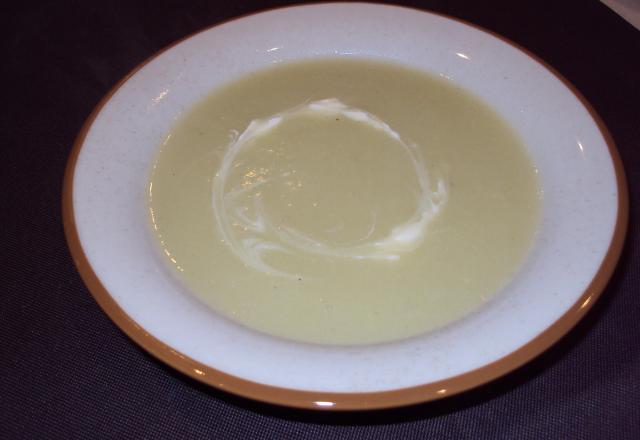 Velouté de courgettes au Cottage Cheese