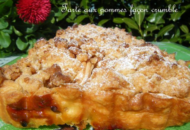 Tarte aux pommes façon crumble