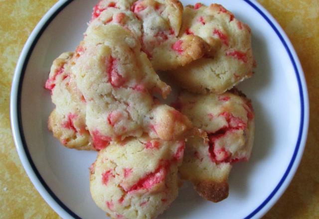 Cookies de Lyon aux pralines roses croquantes