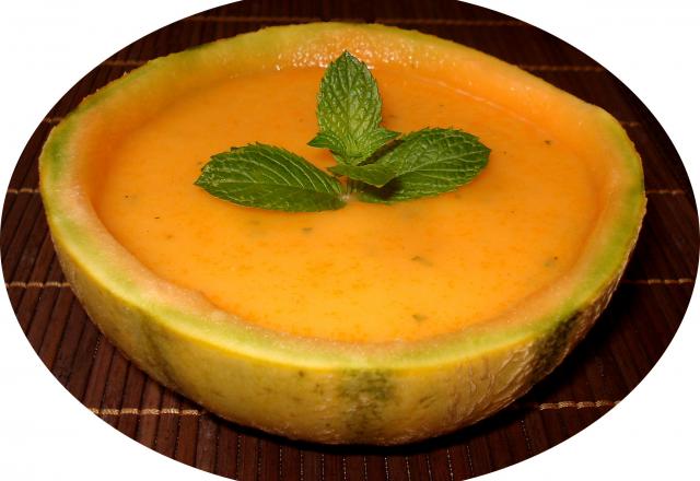 Soupe de melon maison