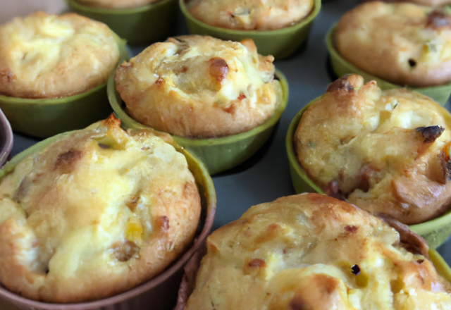 Muffins de pommes de terre au chèvre