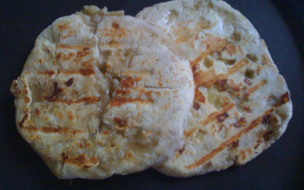 Naan à l'oignon