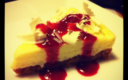 Cheesecake au chocolat blanc traditionnel