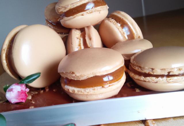 Macaron chocolat-caramel