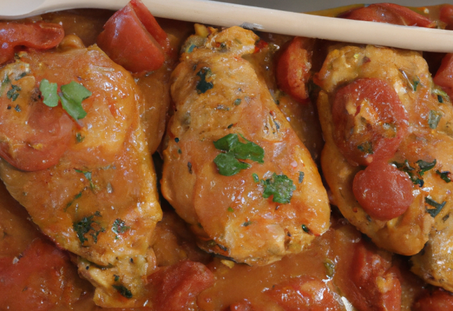 Filets de poulet à la tomate presto