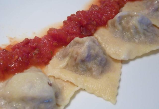 Raviolis au bœuf à la mode italienne