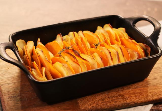 C’est l’accompagnement parfait pour vos plats en novembre : la recette du tian aux butternut et pommes de terre