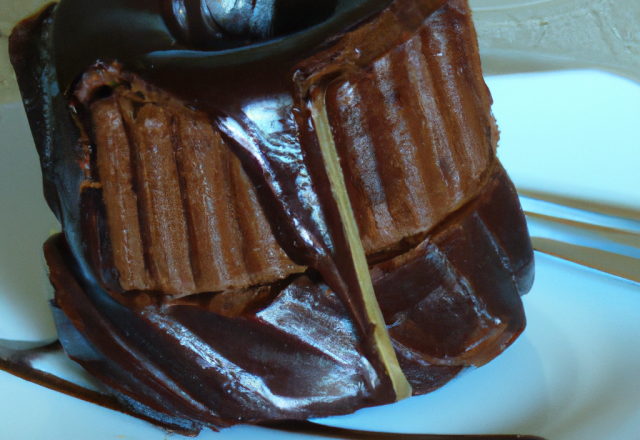 Pâtisserie au chocolat noir