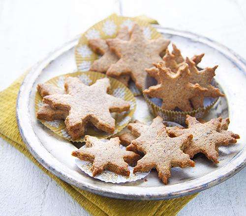 Biscuits de Noël à la poudre noisette