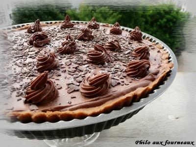 Tarte au chocolat au lait & caramel au beurre salé