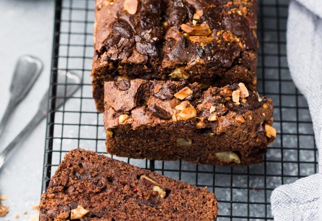 Cake au chocolat et amandes (Bread cake)