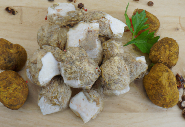 Boudins blancs truffés à la Normande