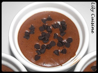 Mousse au chocolat et caramel