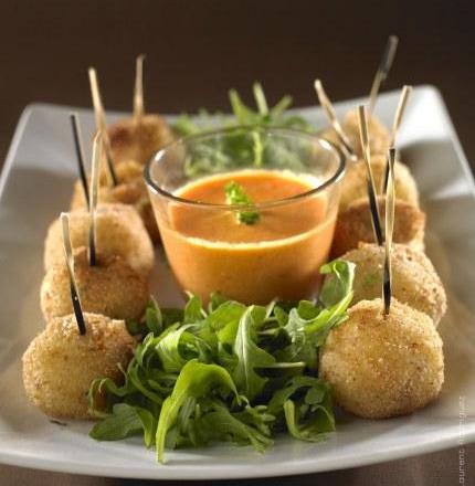 Croquettes de pommes de terre au fromage à raclette