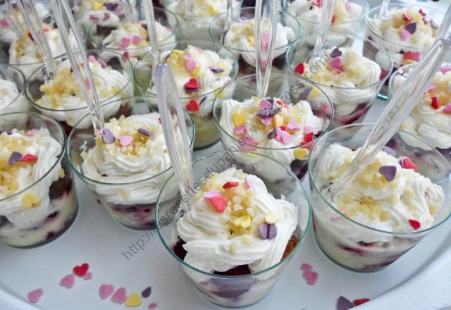 Trifle aux fruits rouges maison