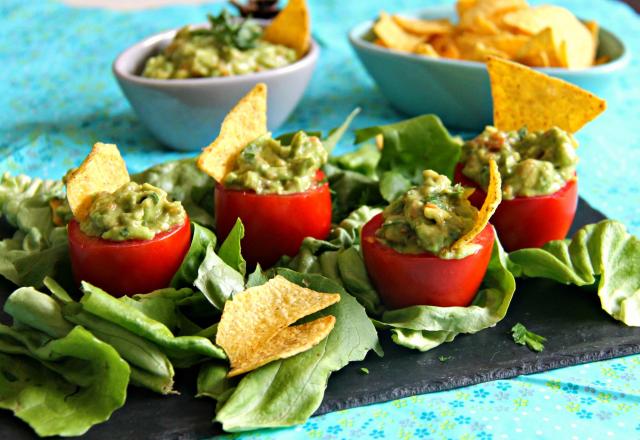 Tomates farcies au guacamole