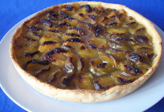 Tarte aux prunes reine claude