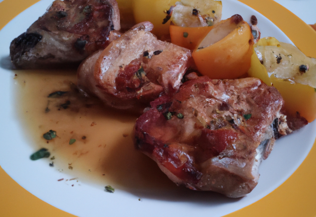 Porc aux poires