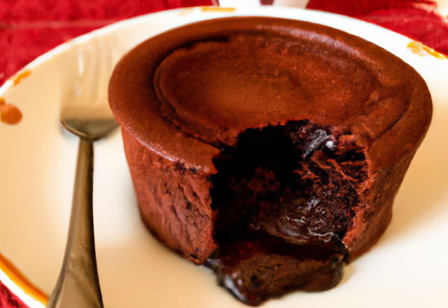 Fondant au chocolat pour régaler nos papilles