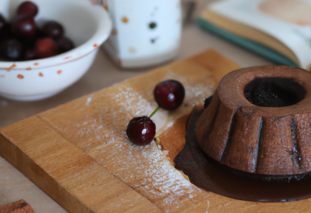 Coulant tiède au chocolat