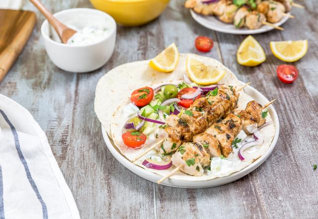 Souvlaki au poulet