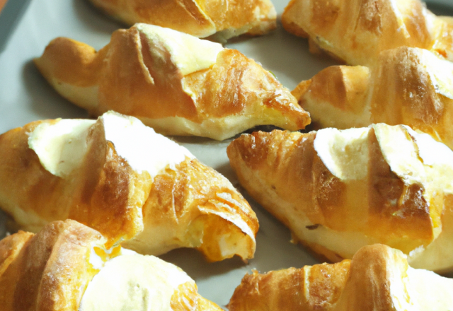 Croissants au fromage frais