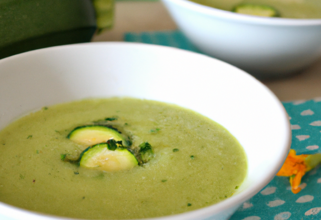 Velouté de courgettes pour petits et grands