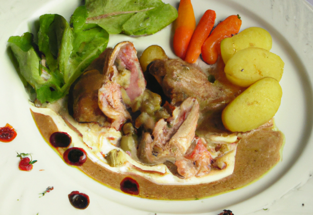 Filet de lapin à l'ancienne