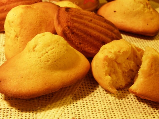 Madeleines au beurre de cacahuètes