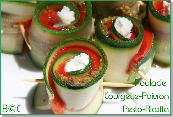 Roulades d'été aux courgettes