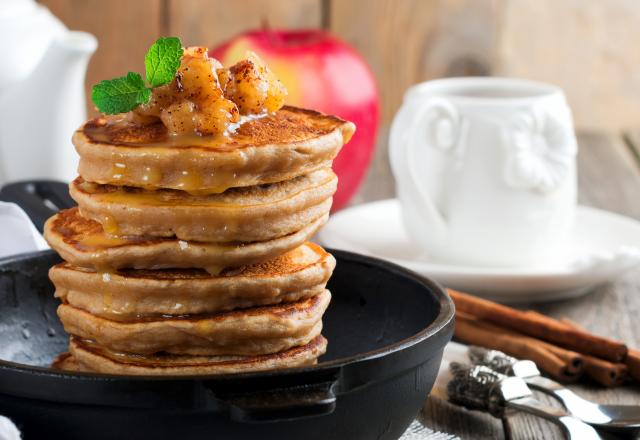 Riche en fibres et en protéines, cette farine est parfaite pour faire des pancakes sains au petit-déjeuner