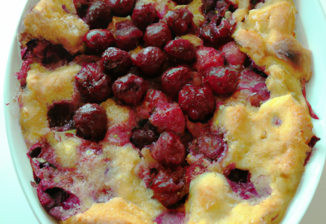 Clafoutis léger aux cerises