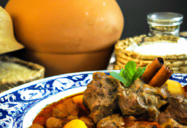 Tajine d'agneau aux épices