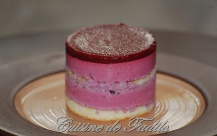 Bavarois individuel aux fruits rouges