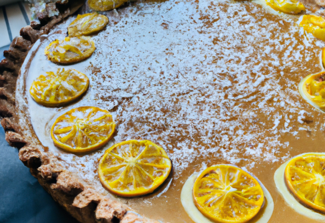 Tarte au citron et spéculos