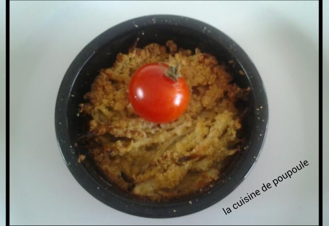 Crumble de fenouil