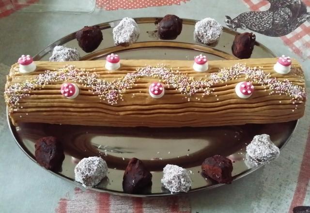 Bûche de Noël aux speculoos