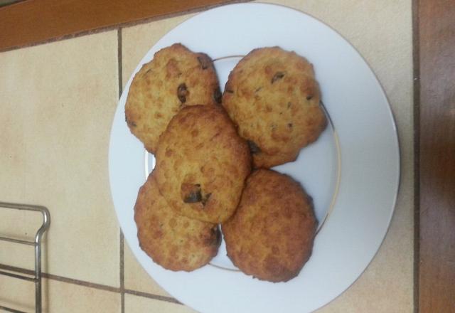 Cookies banane et chocolat