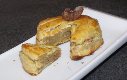 Mini galette des rois aux marrons