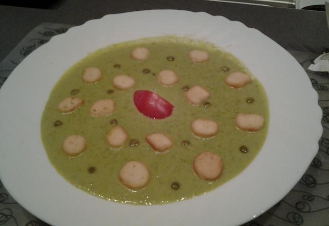 Crème de petits pois Thermomix