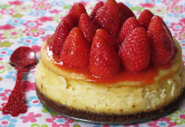 Cheesecake aux fraises label rouge