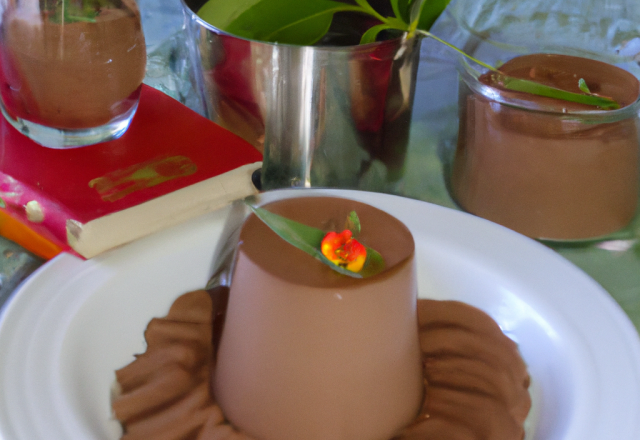 Mousse au chocolat parfumée au Cognac