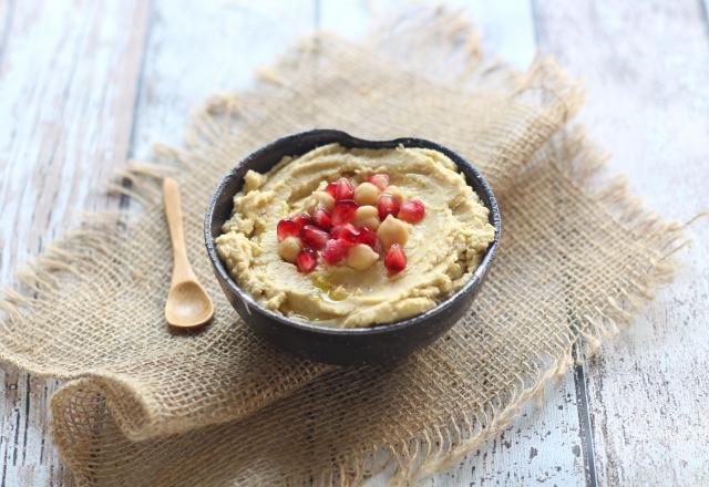 Houmous aux graines de grenade