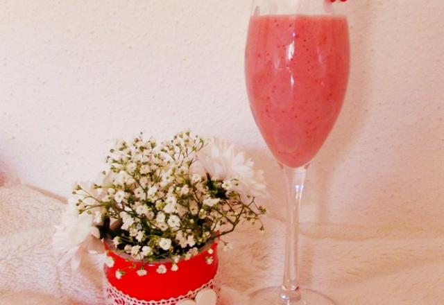 Smoothie tout doux fraise-banane