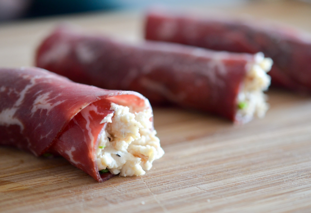 Roulés de bresaola au Rocaillou