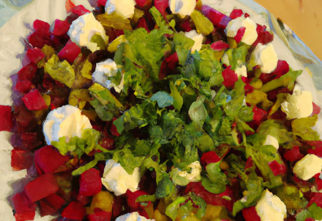 Salade de betterave à la framboise