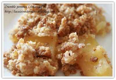 Crumble Pommes / Noisette