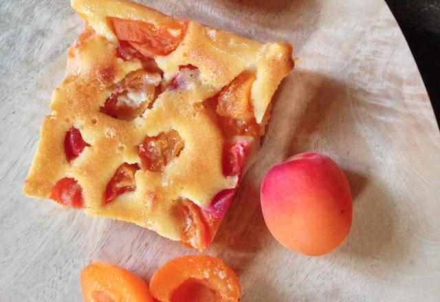 Clafoutis à l'abricot et à la fleur d'oranger