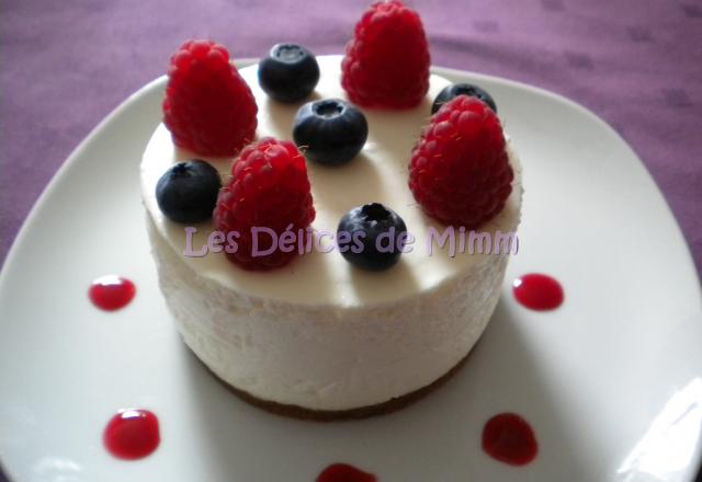 Cheesecake spéculoos, limoncello et fruits rouges (sans cuisson)